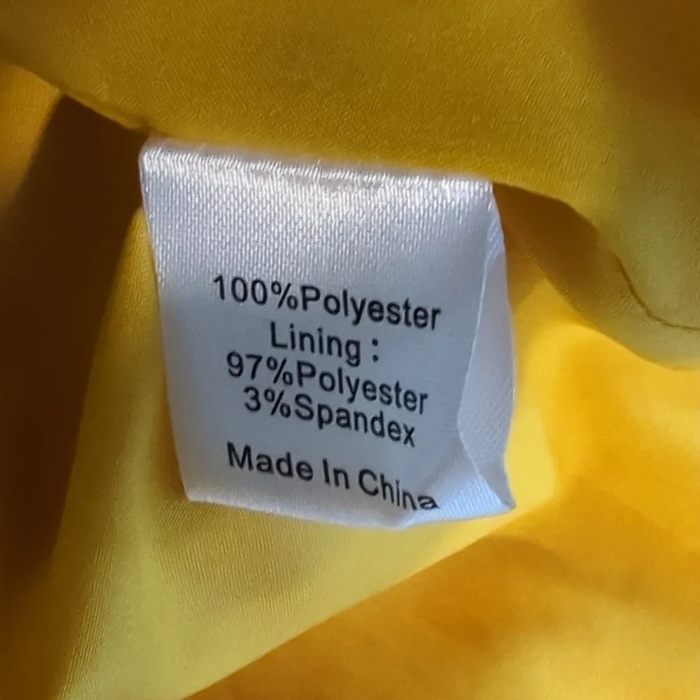 NWT Sz S Tuckernuck Yellow Bracelet Sleeve  Dress with Rhinestone Embellishments - Picture 5 of 5
